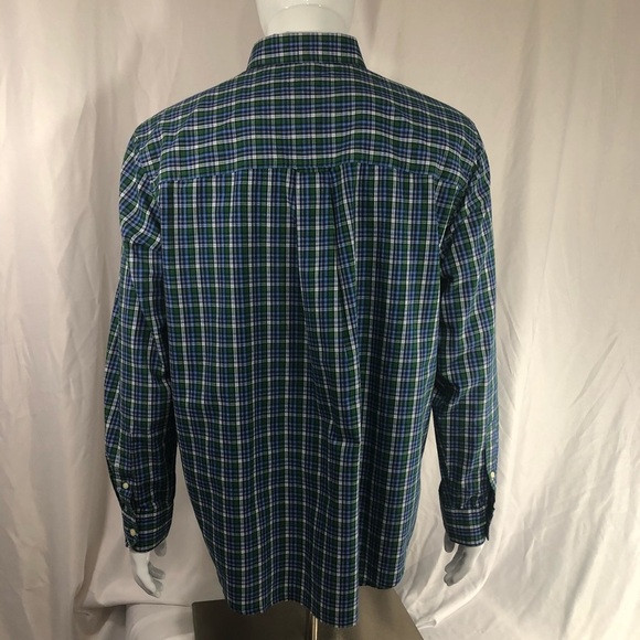 Chaps Plaid Long Sleeve Button Down Shirt - Picture 3 of 7